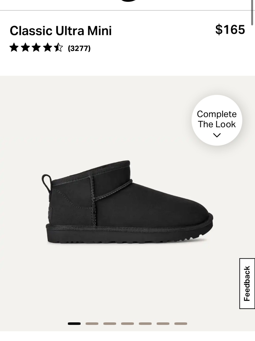 UGG Classic Ultra Mini Boot - Black